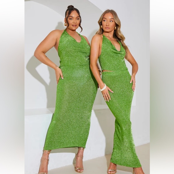 Metallic Knit Two Piece Set - Picture 4 of 4